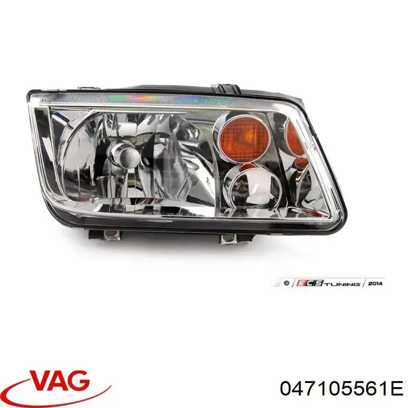 047105561E VAG Вкладиші колінвала, корінні, комплект, 2-й ремонт (+0,50)