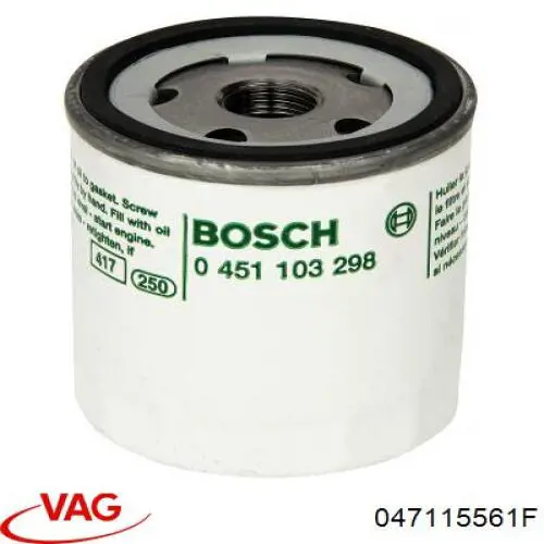047115561F VAG Фільтр масла