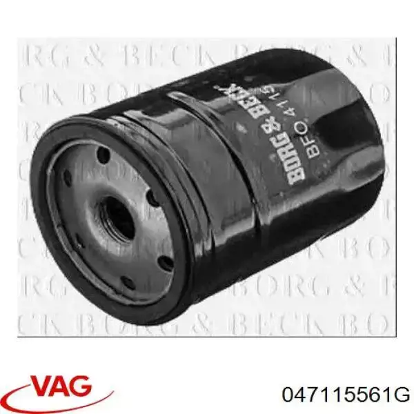 Масляний фільтр двигуна VAG 047115561G ціна, від 4.20 USD