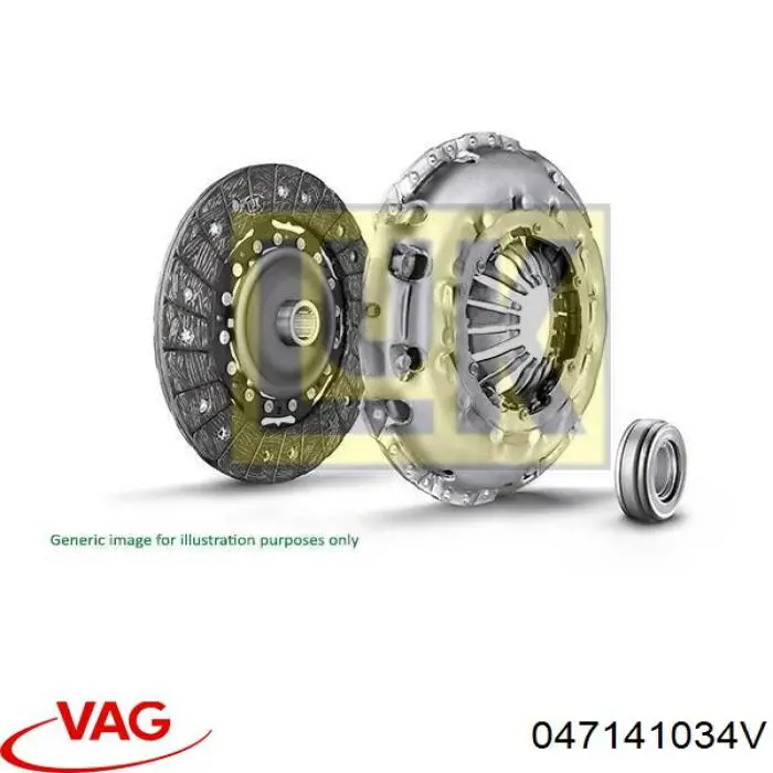 047141034V VAG диск зчеплення