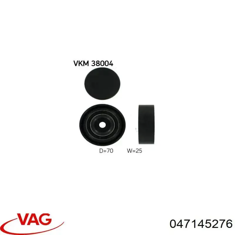 Купити 047145276 VAG Натяжний ролик