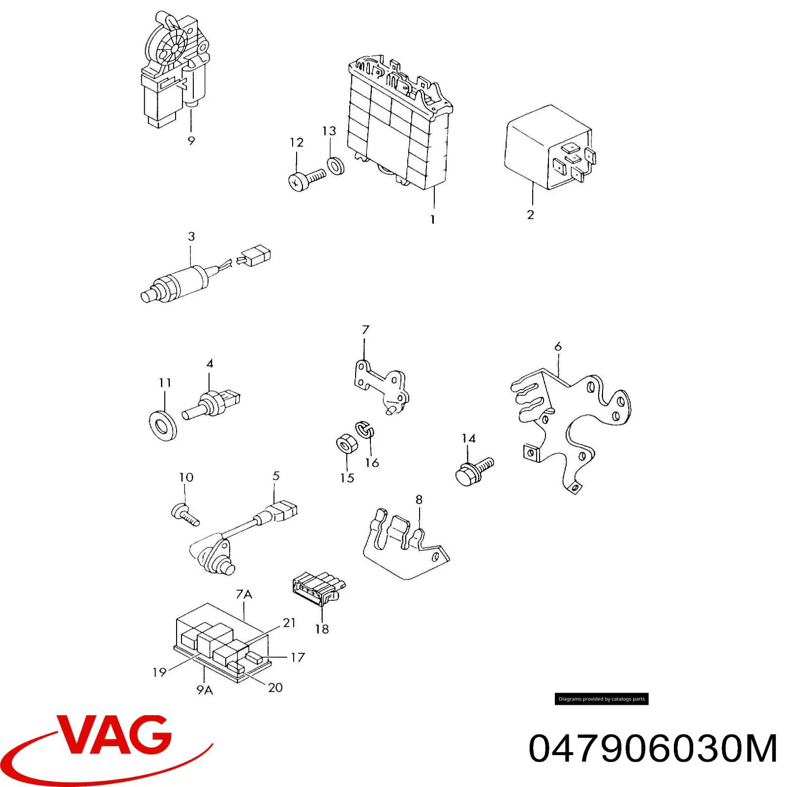 Купити 047906030M VAG Модуль управління двигуном