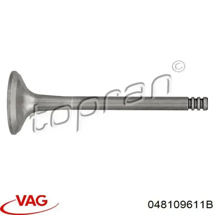Клапан випускний VAG 048109611B