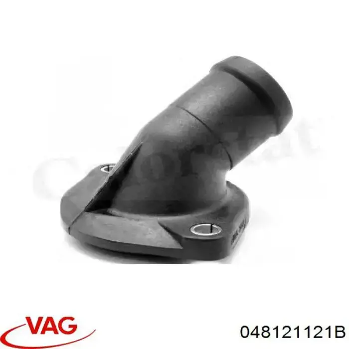 Фланець системи охолодження (трійник) 048121121B VAG