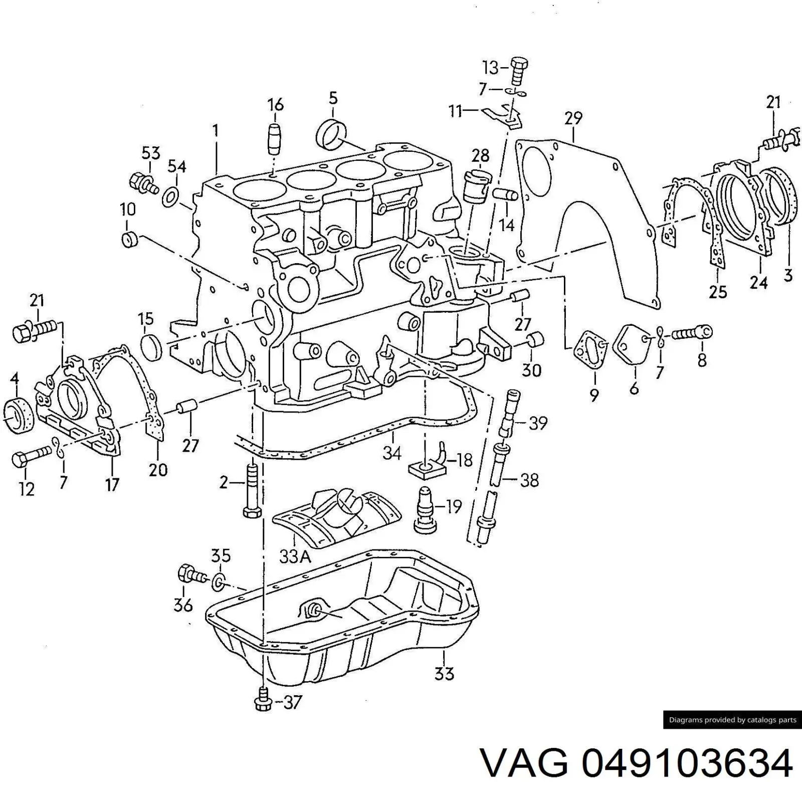  VAG 049103634 ціна, від 10.14 USD