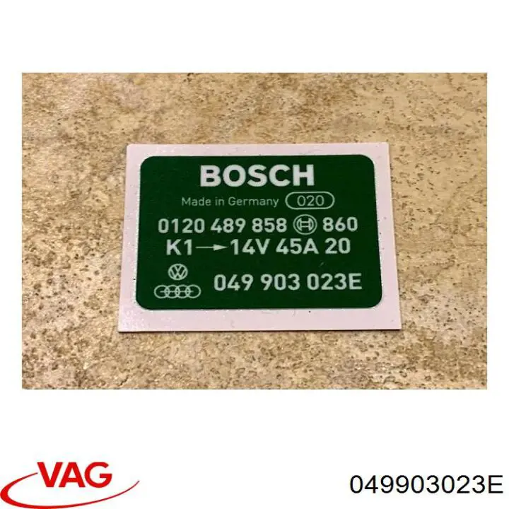 Генератор 049903023E VAG