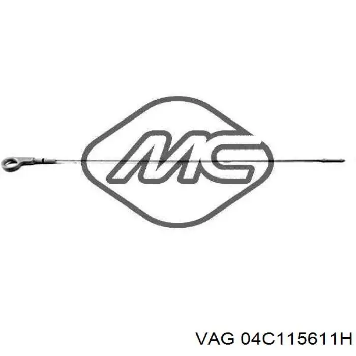 Щуп-індикатор рівня масла в двигуні VAG 04C115611H ціна, від 11.40 USD