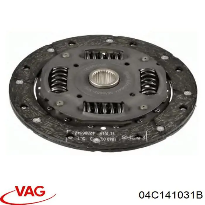 04C141031A VAG Диск зчеплення