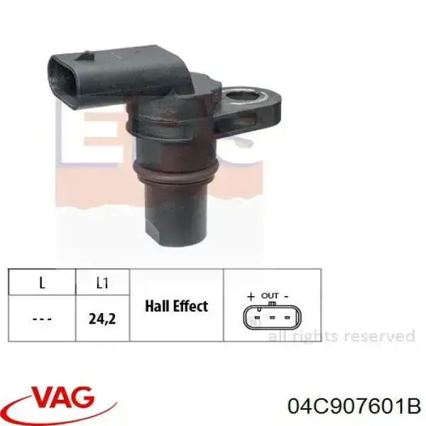 Датчик фаз VAG 04C907601B ціна, від 2.81 USD
