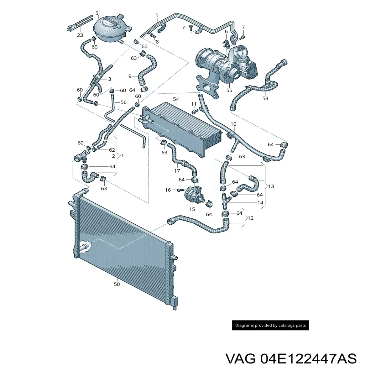 VAG 04E122447AS ціна, від 8.24 USD