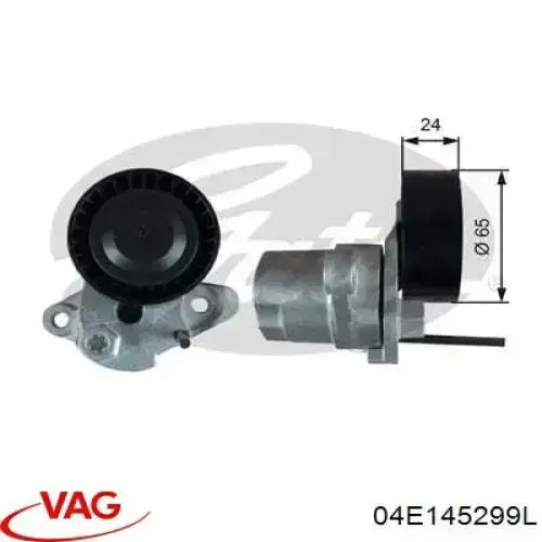 Натягувач приводного ременя VAG 04E145299L ціна, від 14.76 USD