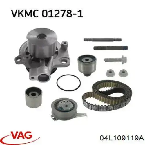 Зубчастий ремінь VAG 04L109119A ціна, від 43.13 USD