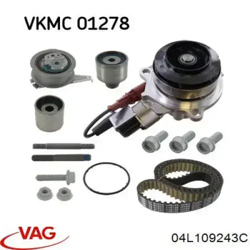 Натягувач ременя ГРМ 04L109243C VAG