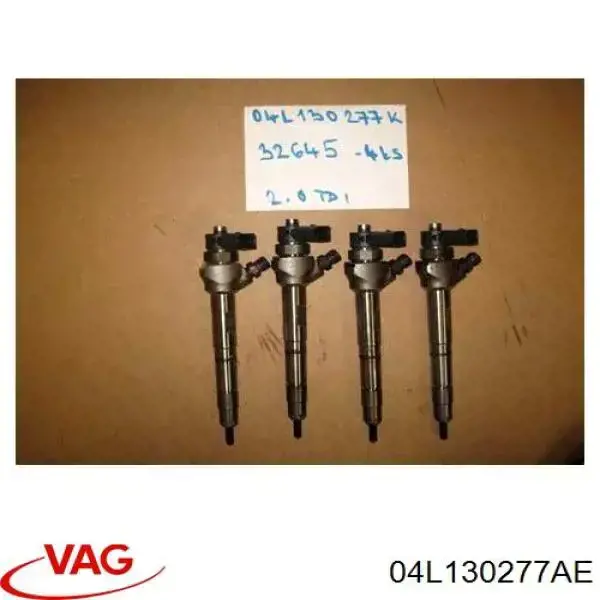 Купити 04L130277AE VAG Форсунка дизельна в зборі, розпилювач + тримач