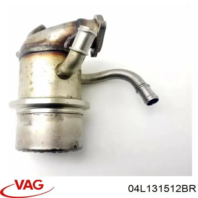 Радіатор системи EGR рециркуляції вихлопних газів 04L131512BR VAG