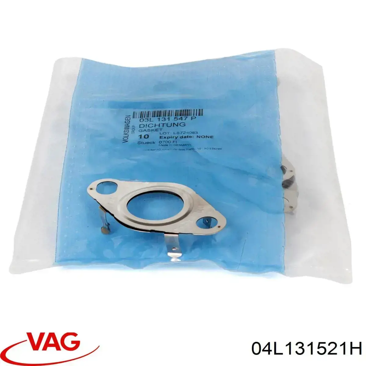 Купити 04L131521H VAG Шланг (патрубок) радіатор EGR, подача
