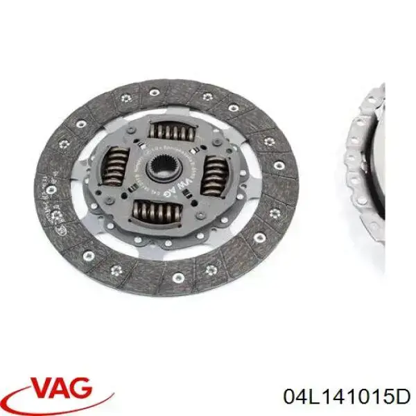 04L141015DX VAG комплект зчеплення (3 частини)