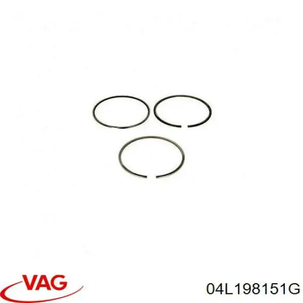 Кільця поршневі на 1 циліндр, STD. Mahle Original 028RS101200N0 ціна, від 22.04 USD