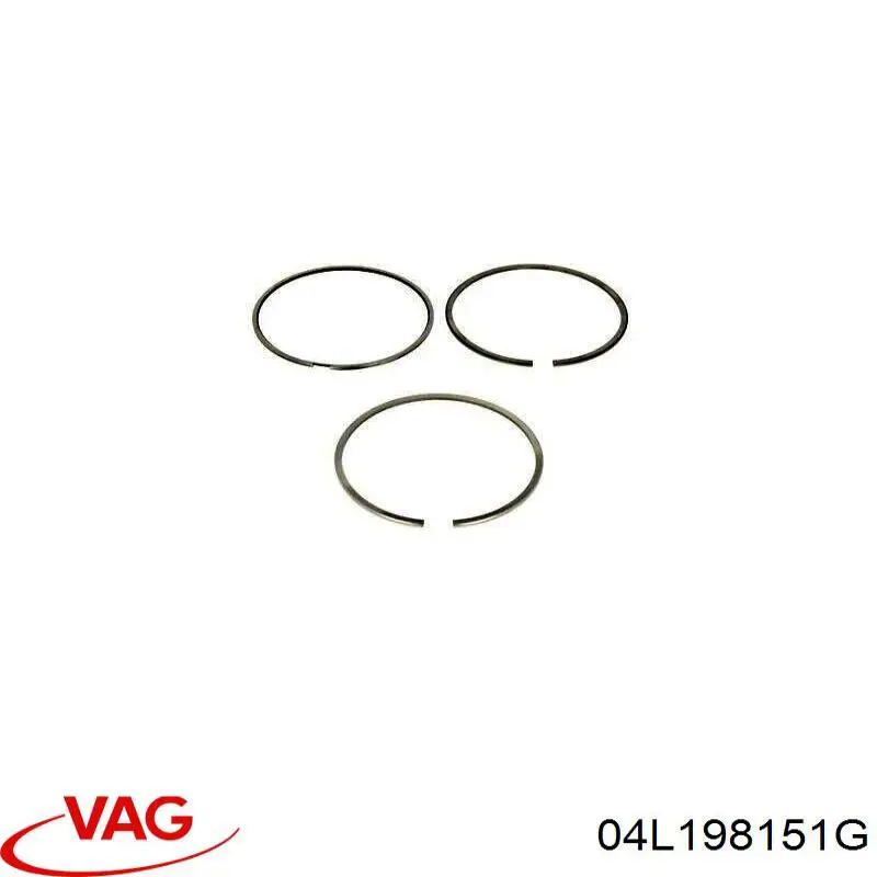04L198151G VAG кільця поршневі на 1 циліндр, std.
