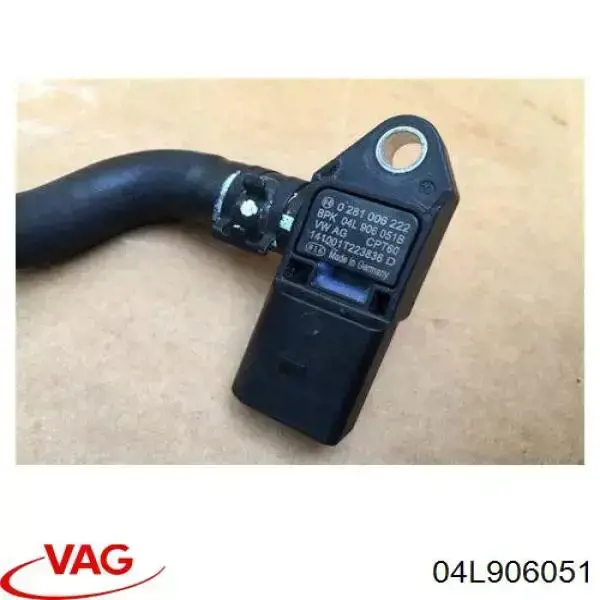 Датчик тиску вихлопних газів 04L906051 VAG