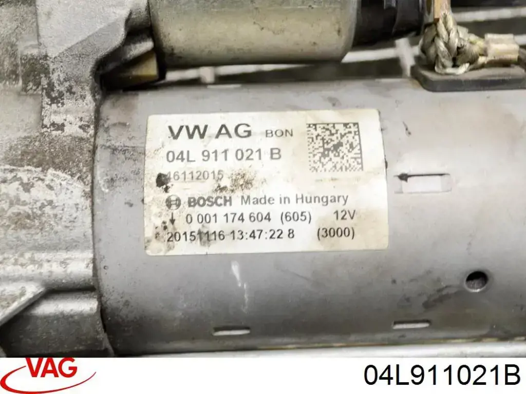 Стартер 04L911021B VAG