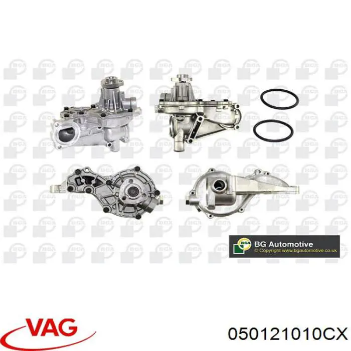 Помпа водяна, корпус VAG 050121010CX ціна, від 33.58 USD