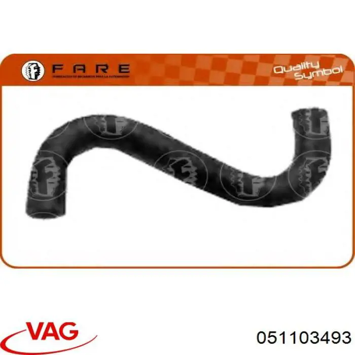 Трубка картера повітряна VAG 051103493 ціна, від 4.74 USD