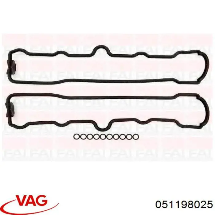 Прокладка клапанної кришки двигуна VAG 051198025 ціна, від 21.27 USD