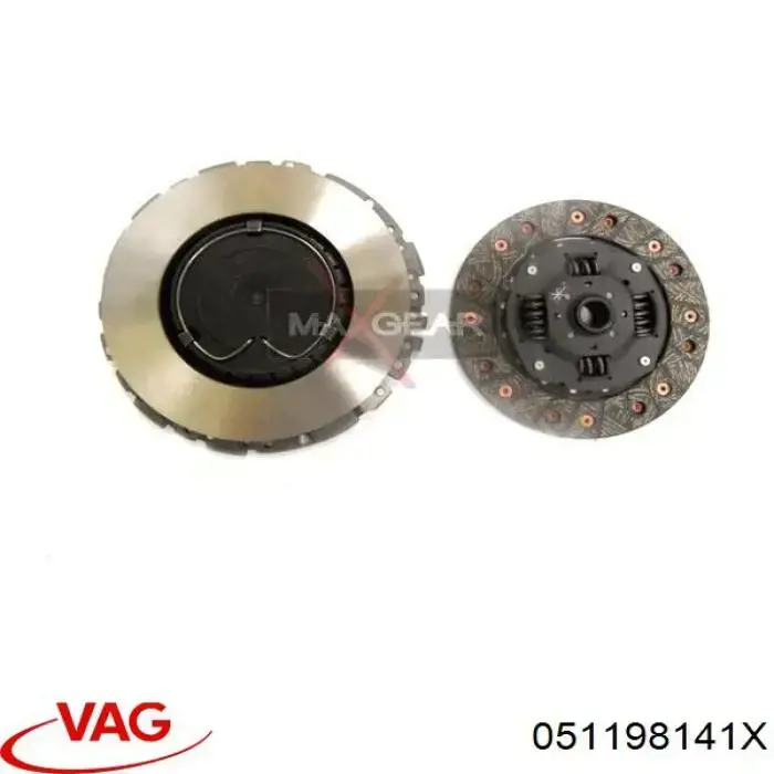 051198141X VAG комплект зчеплення (3 частини)