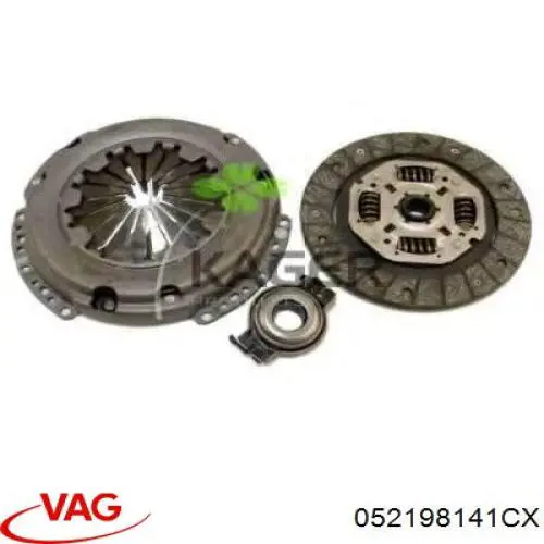 Комплект зчеплення (3 частини) VAG 052198141CX ціна, від 68.05 USD