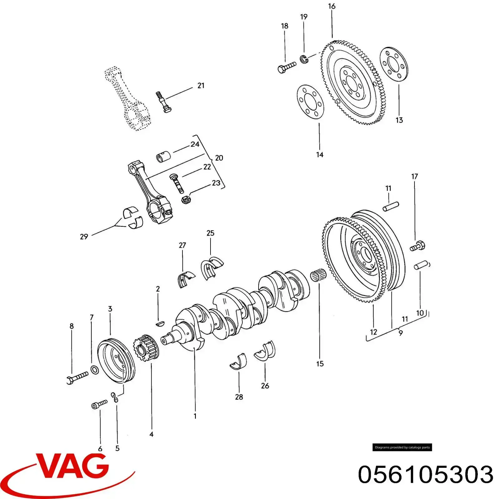  VAG 056105303 ціна, від 5.64 USD