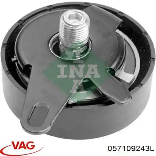 Натягувач ременя ГРМ VAG 057109243F ціна, від 122.80 USD