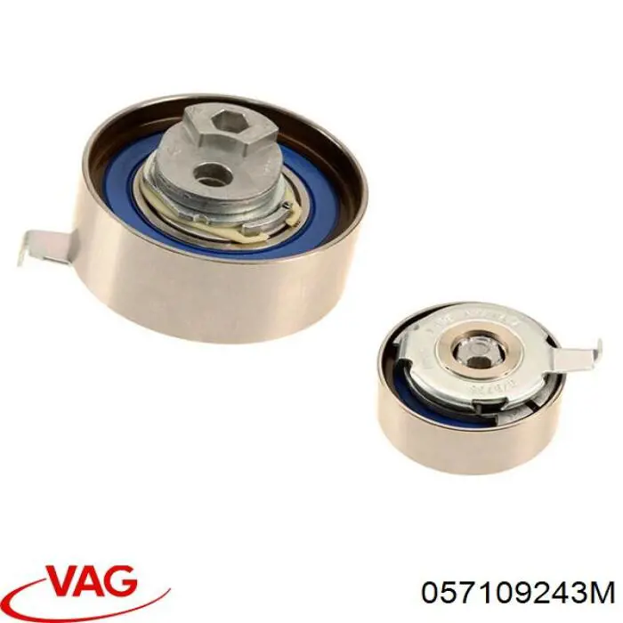 Ролик натяжителя ременя газорозподілу VAG 057109243M ціна, від 102.71 USD