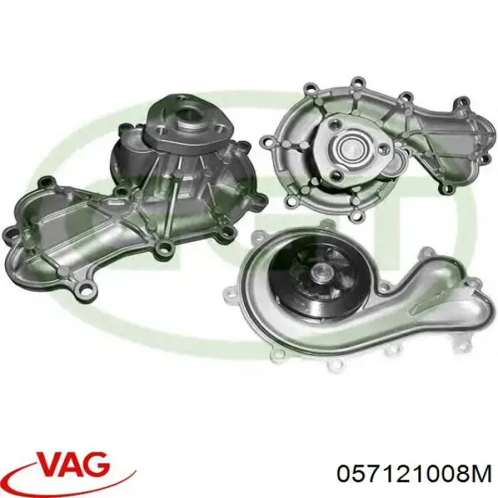 Помпа охолодження VAG 057121008L ціна, від 366.64 USD