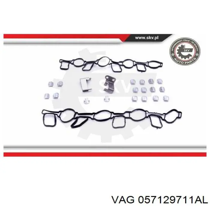 Колектор впускний, лівий VAG 057129711AM ціна, від 178.85 USD