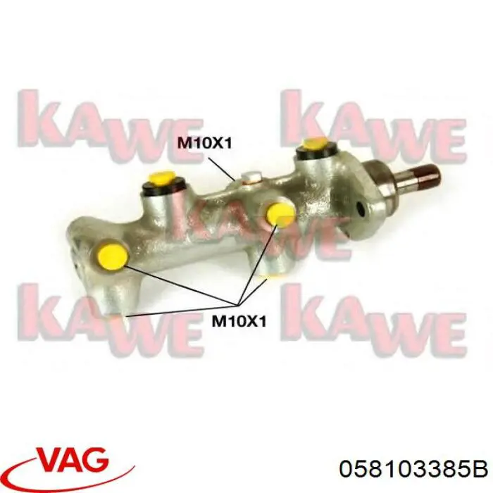 Болт ГБЦ 058103385B VAG