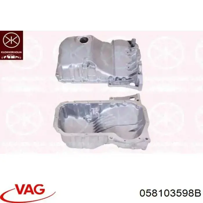 Піддон двигуна VAG 058103598B ціна, від 66.25 USD