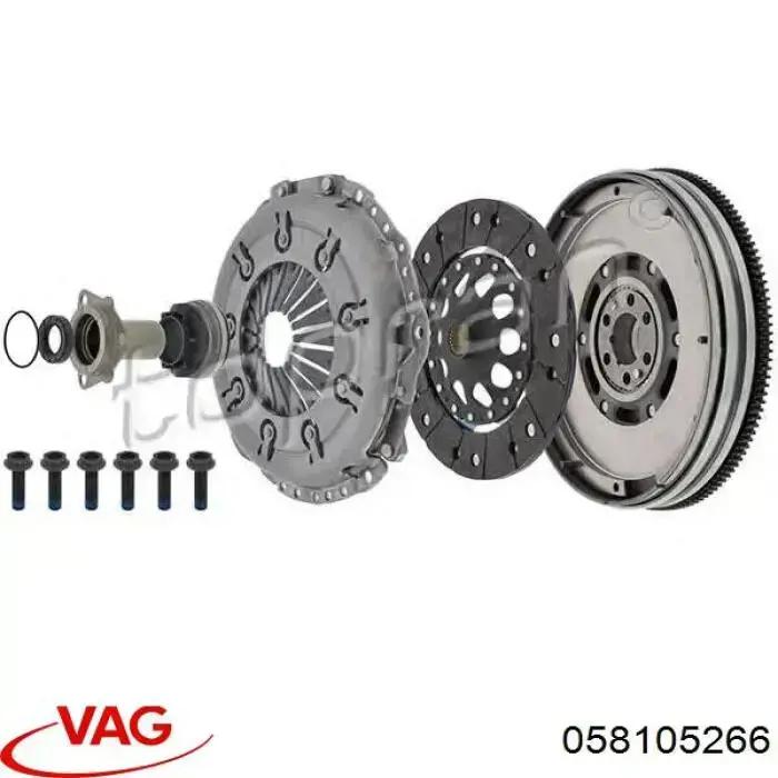 Купити 058105266 VAG Маховик із зубчастим ободом в зборі