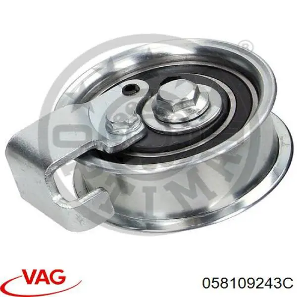 Ролик натяжителя ременя газорозподілу VAG 058109243C ціна, від 42.17 USD