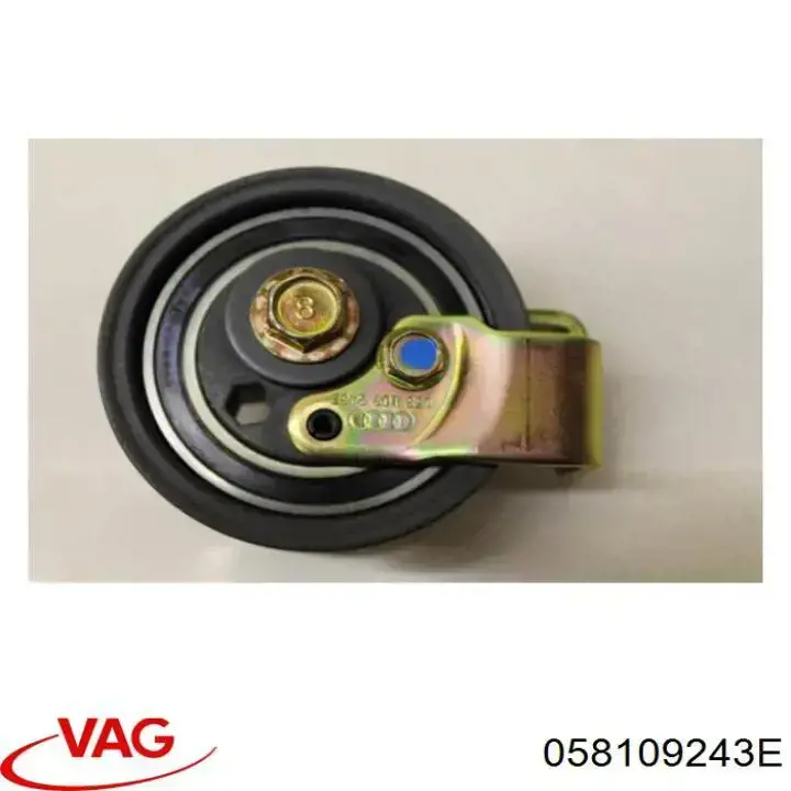 Ролик натяжителя ременя газорозподілу VAG 058109243E ціна, від 43.43 USD