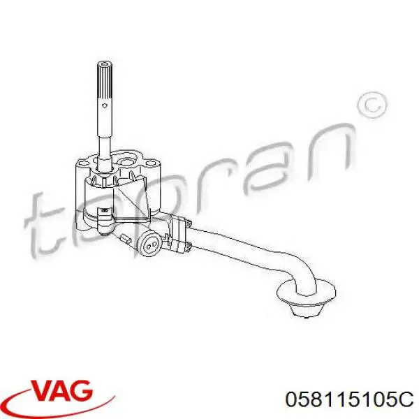 Масляний насос 058115105C VAG