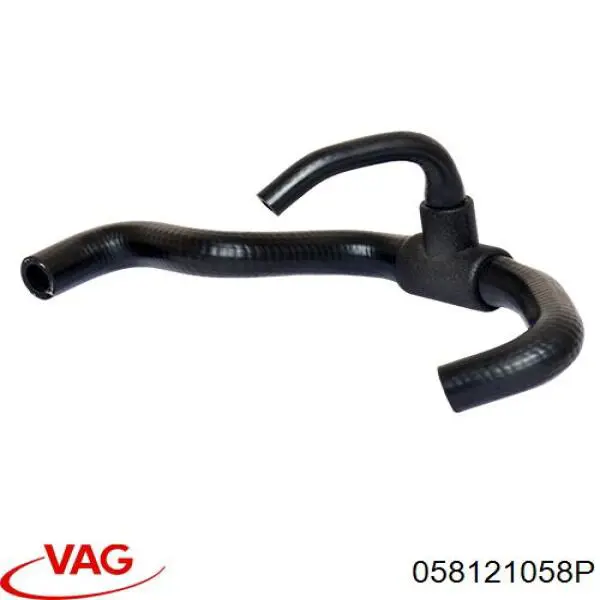 Шланг/патрубок системи охолодження VAG 058121058P ціна, від 23.16 USD