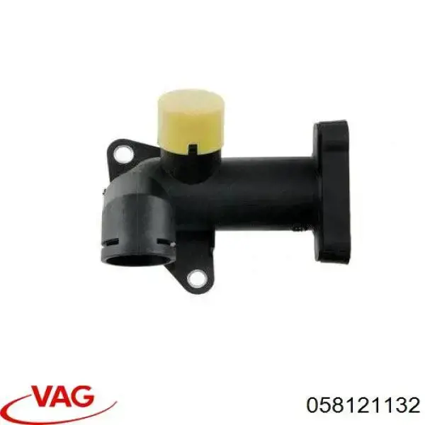 Фланець системи охолодження (трійник) VAG 058121132