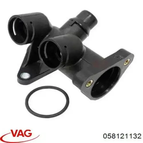 Водяний патрубок VAG 058121132 ціна, від 3.78 USD