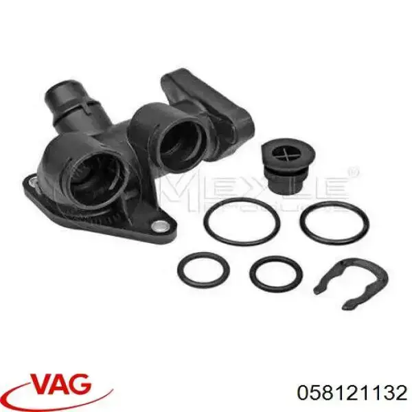 Купити 058121132 VAG Фланець системи охолодження (трійник)