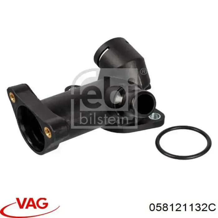 Купити 058121132C VAG Фланець системи охолодження (трійник)