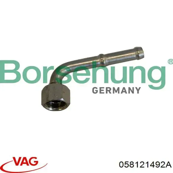 Трубка/шланг відводу масла від турбіни Audi A4 B5 (8D2) (Ауді A4)