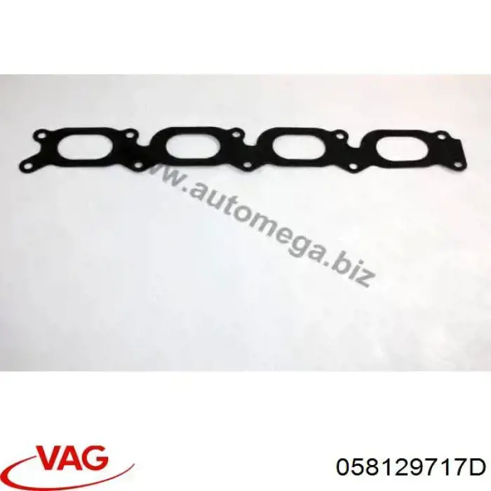 Прокладка впускного колектора VAG 058129717D ціна, від 2.91 USD