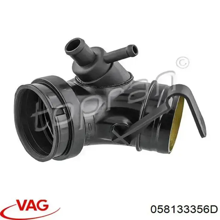Купити 058133356D VAG Патрубок повітряний, дросельної заслінки