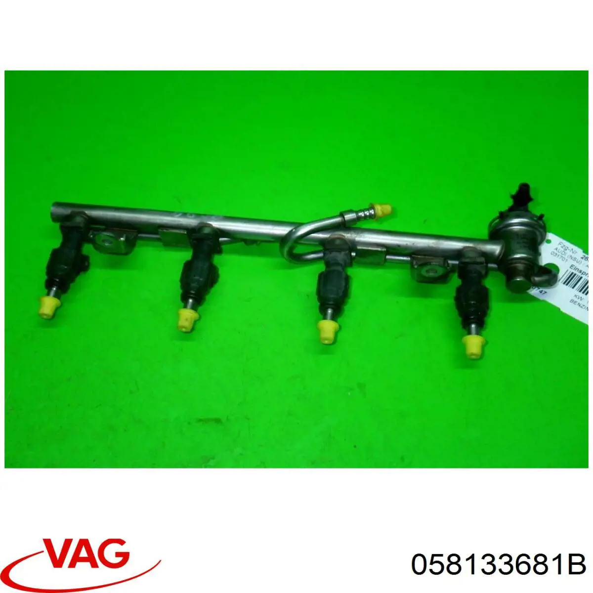 Рампа форсунок системи упорскування палива VAG 058133681B ціна, від 16.57 USD